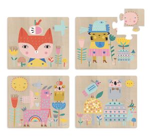 Vilac Holzpuzzle Entfaltungsgeschichte